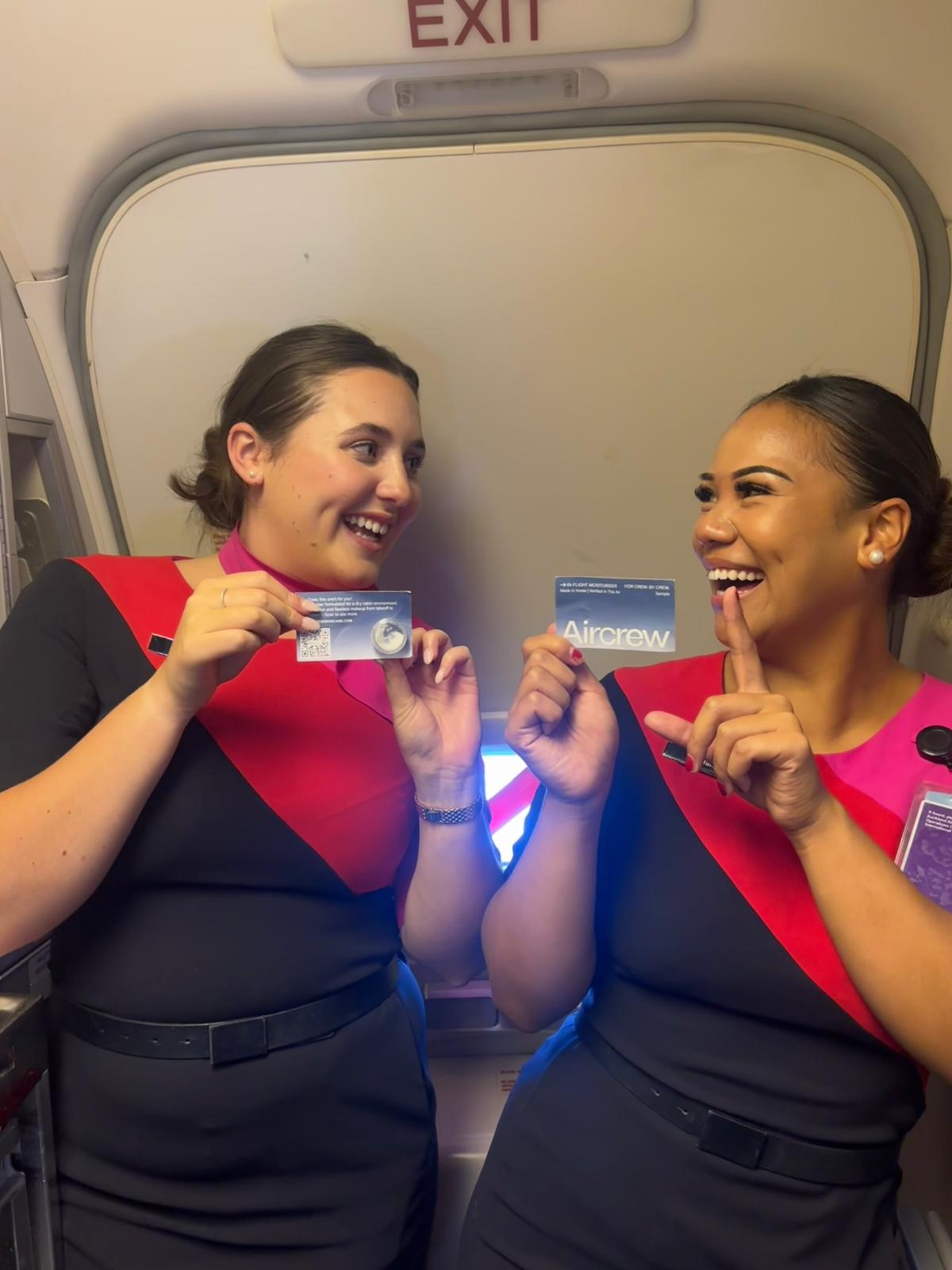 In-Flight Moisturiser Crew Samples